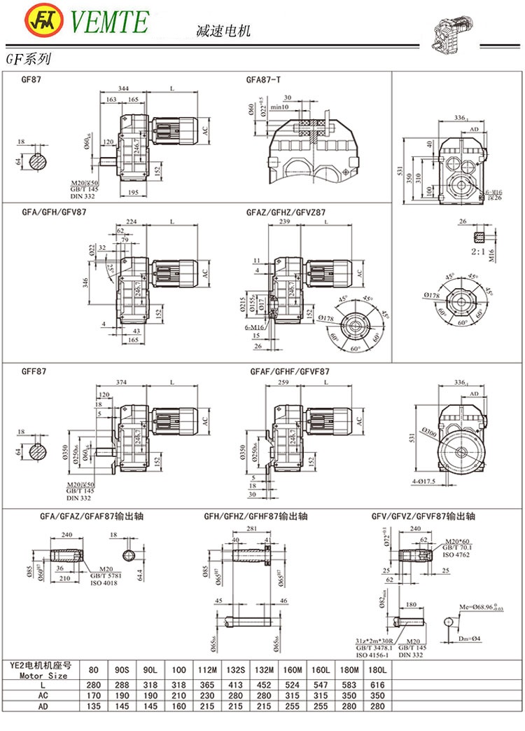 F87減速機(jī)圖紙,F06平行軸減速電機(jī)尺寸圖 F87減速機(jī)圖紙,F06平行軸減速電機(jī)尺寸圖