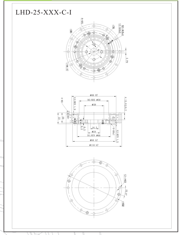 LHD-25減速機 LHD-25減速機