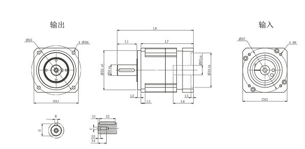 PX系列斜齒輪行星減速電機 PX系列斜齒輪行星減速電機