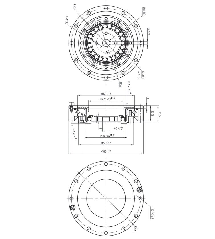LHD17諧波減速機(jī) LHD17諧波減速機(jī)